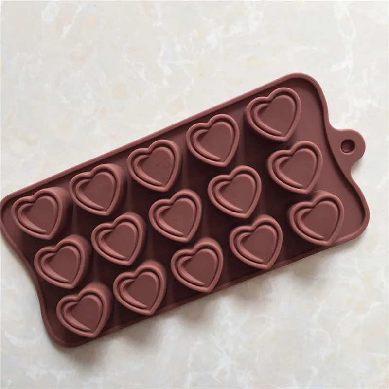 DIY 3D силиконовые формы для помадки, пищевая форма, легко снимаемая форма для конфет, шоколадная форма, мультфильм, сердце, робот, формы для украшения торта, инструменты