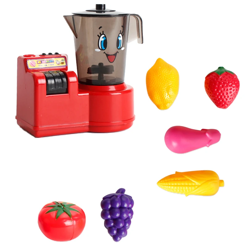 Simulation Juicer Home Appliances Toys w/ Sounds & Lights - Baby Kids Pretend Play Kitchen Cooking Play Food Toy Developmental
