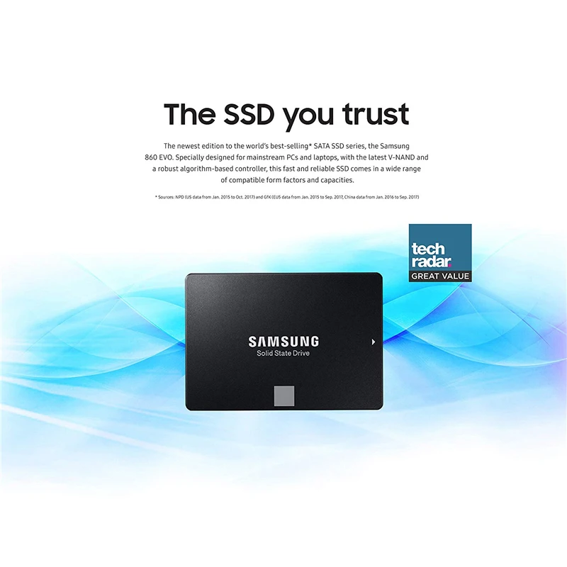  SAMSUNG SSD 860 EVO 500GB Solid State Disk internal Hard Drive SATA3 2.5inch ssd for Laptop Desktop