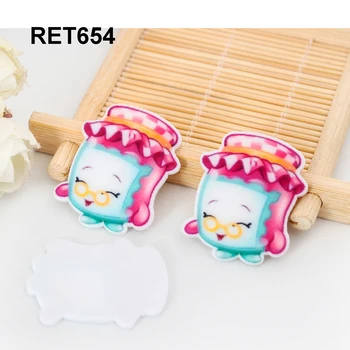

Flatback cartoon resin cabochon planar DIY handmade materials 50pcs 36*32MM RET654