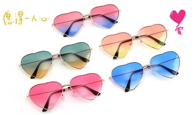 Женские солнцезащитные очки в форме сердца, металлические, для женщин, фирменный дизайн, модные, без оправы, любовь, прозрачные, для вождения, солнцезащитные очки, Oculos UV400