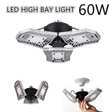 Xelim светодиодный 60 Вт Светодиодный светильник для гаража светодиодный светильник с высоким заливом E27 для склада магазина супермаркетов 100-277 В 3 года гарантии