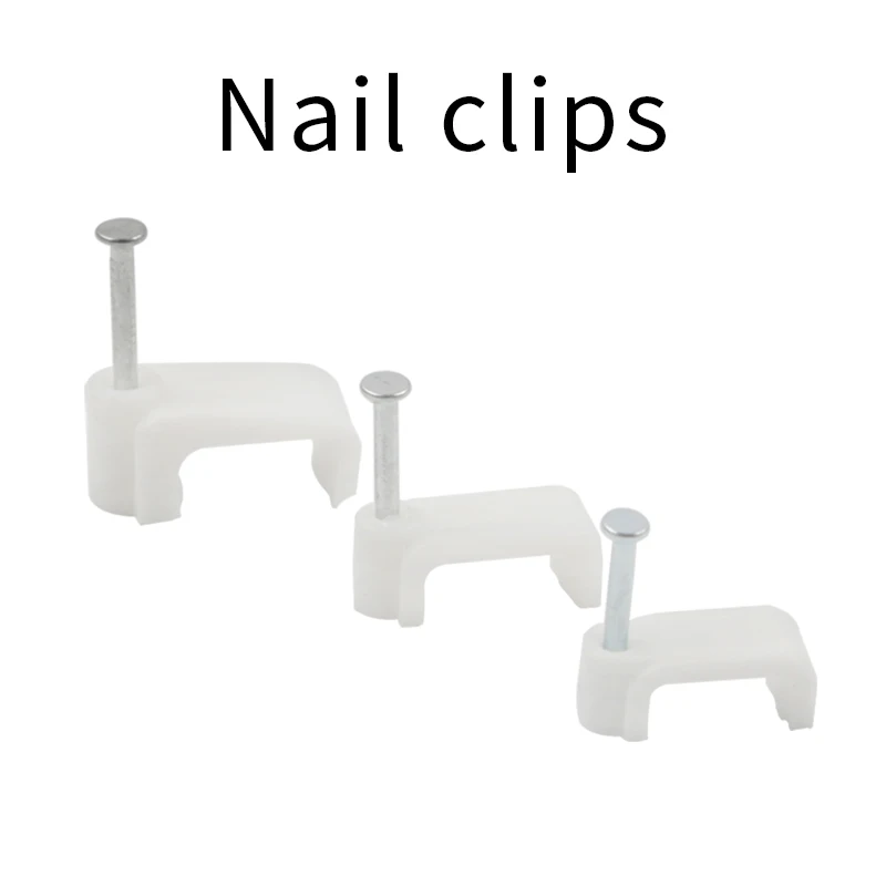 Buy 100 PCS 8MM square Cable Wire Wall Hanging Screw