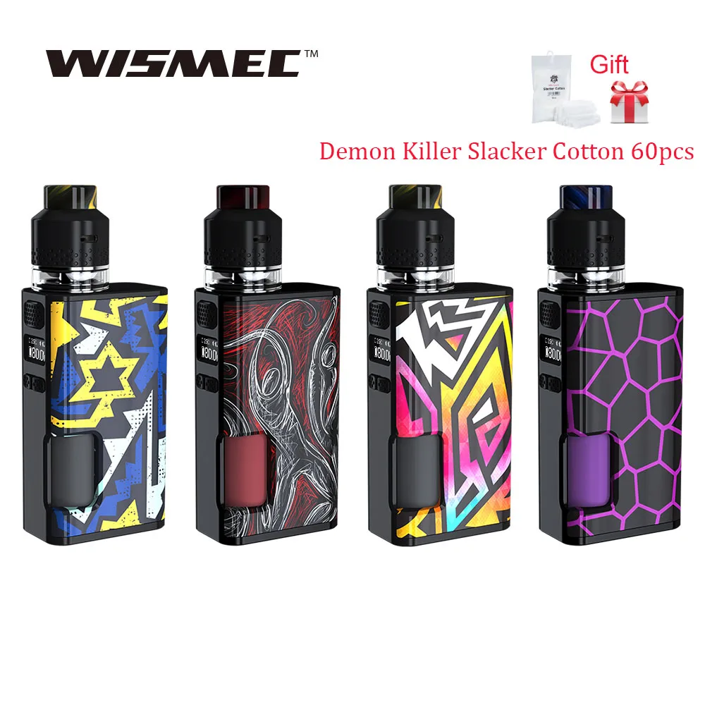 

Gift!!! Original WISMEC Luxotic Surface 80W Squonk TC Kit 2ml/4ml Kestrel Tank Ecig Vape Kit VS Luxotic BF Box Kit /LUXE