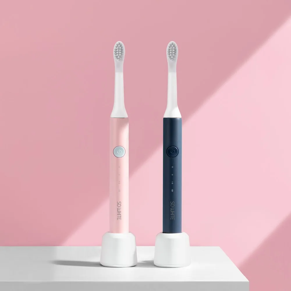 Xiaomi Mijia SO WHITE EX3 звуковая электрическая зубная щетка щетки Dupont ультра отбеливающая