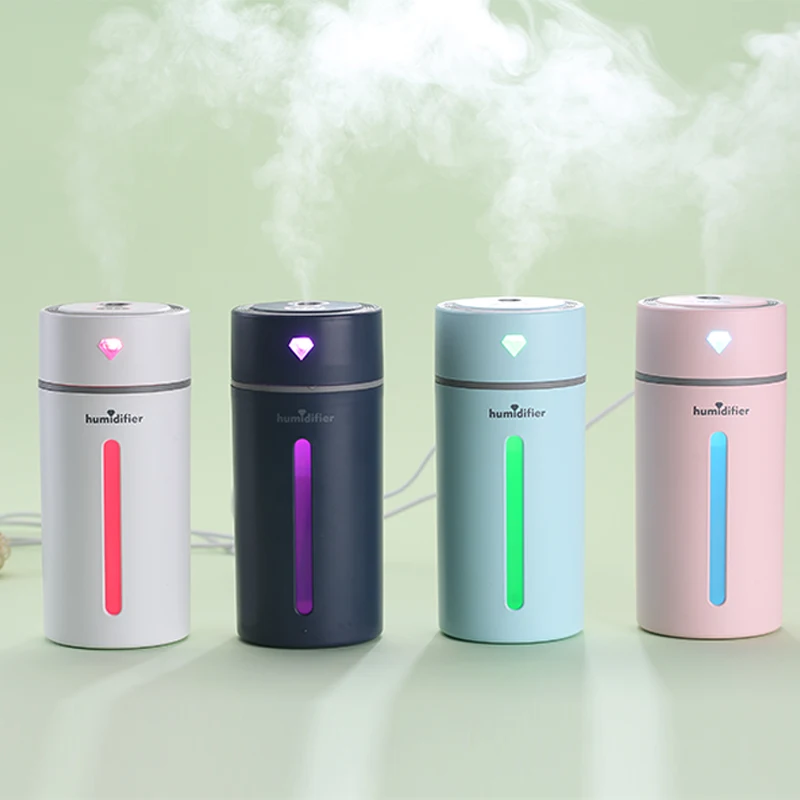 

Ultrasonic air humidifier household diffuser essential oil aroma humidifier multi-function air purifier LED night light office