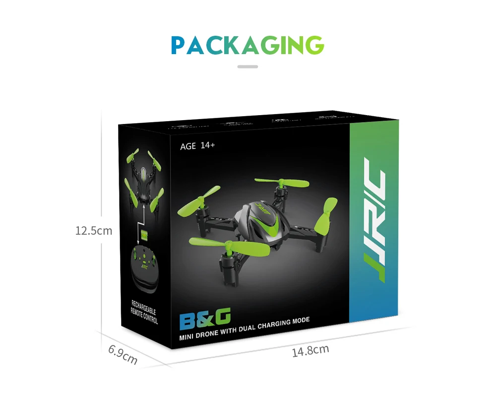 JJRC H48 мини Drone 2 4 г 4CH 6 оси 3D переворачивает Радиоуправляемый квадрокоптер best