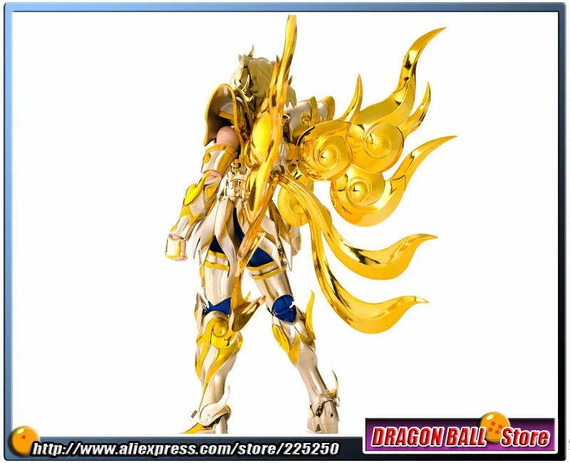 Японии аниме "Saint Seiya" оригинальные Bandai Tamashii Наций Санкт Ткань Миф EX Soul золота фигурку- лев aiolia Бог Ткань