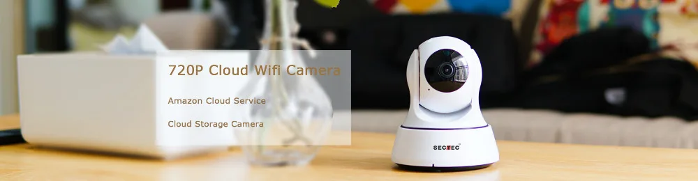 SECTEC 720P облачная ip-камера для хранения, беспроводная Wi-Fi камера для домашней безопасности, CCTV сетевая камера, ночное видение, детский монитор