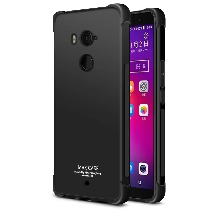 Чехол IMAK Для Htc U11 Plus ударопрочный силиконовый мягкий прозрачный чехол из ТПУ для