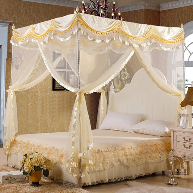 Byetee High Quality Mosquito Net Bed Canopy Curtains Palace Byetee High Quality Mosquito Net Bed Canopy Curtains Palace Three Door Luxury
