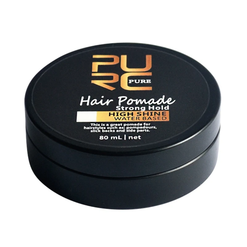 Hair Pomade Strong Hold High Shine Water Based Keep Men Hair Strong Pomadein Hair & Scalp