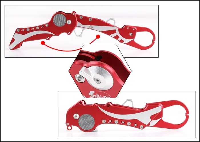 Новое складное верхнее авиационное алюминиевое зажимное устройство для рыбы рыболовный грейфер рыболовный инструмент Многоцветный выбор