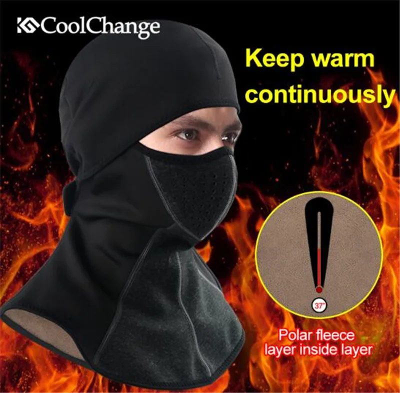 

Coolchange Winter Face Mask Scarf Cap Neck Headwear Face Shield Hat Ski Sport Face Mask Cycling Warm Snowboard Balaclava Cover