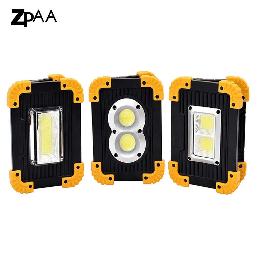 

10W COB LED Rechargeable Work Light Emergency Lamp Hand Torch Camping Tent Lantern 18650 Portable Power Bank Searchlight