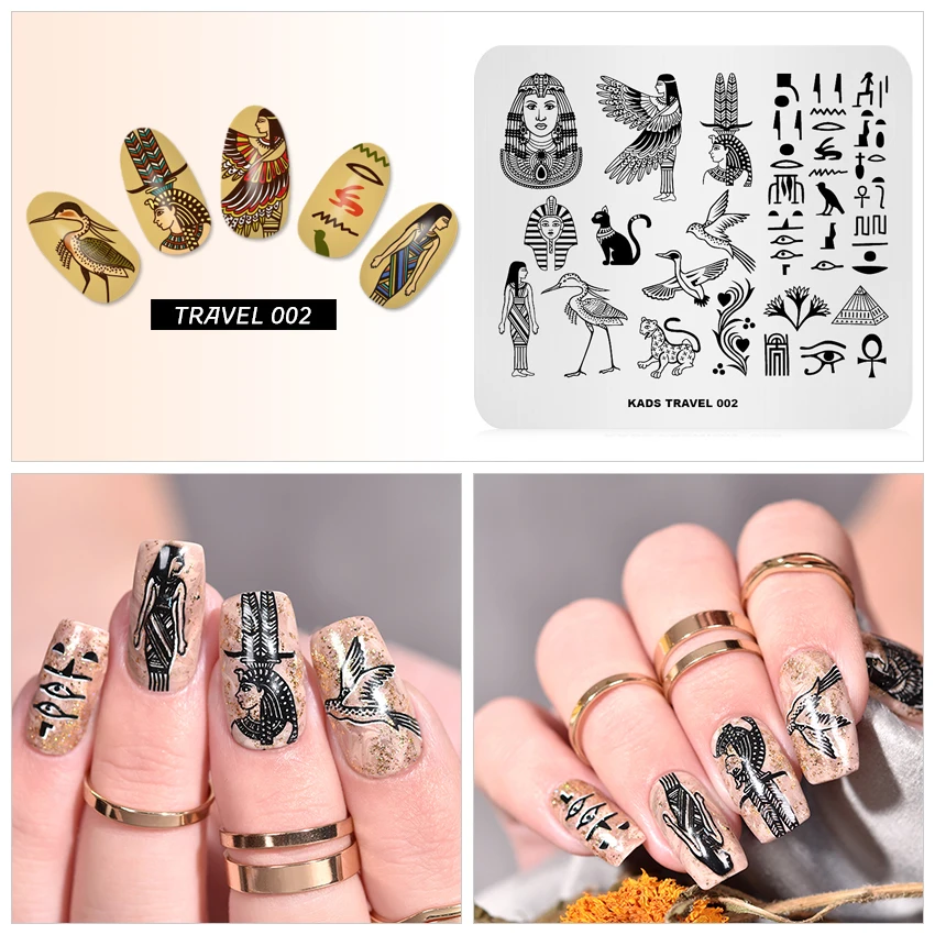 MISSGUOGUO пластины для штамповки ногтей в шаблоны для дизайна ногтей горячие продажи людей египетские штампы для ногтей и пластины Птица Животное Цветок завод