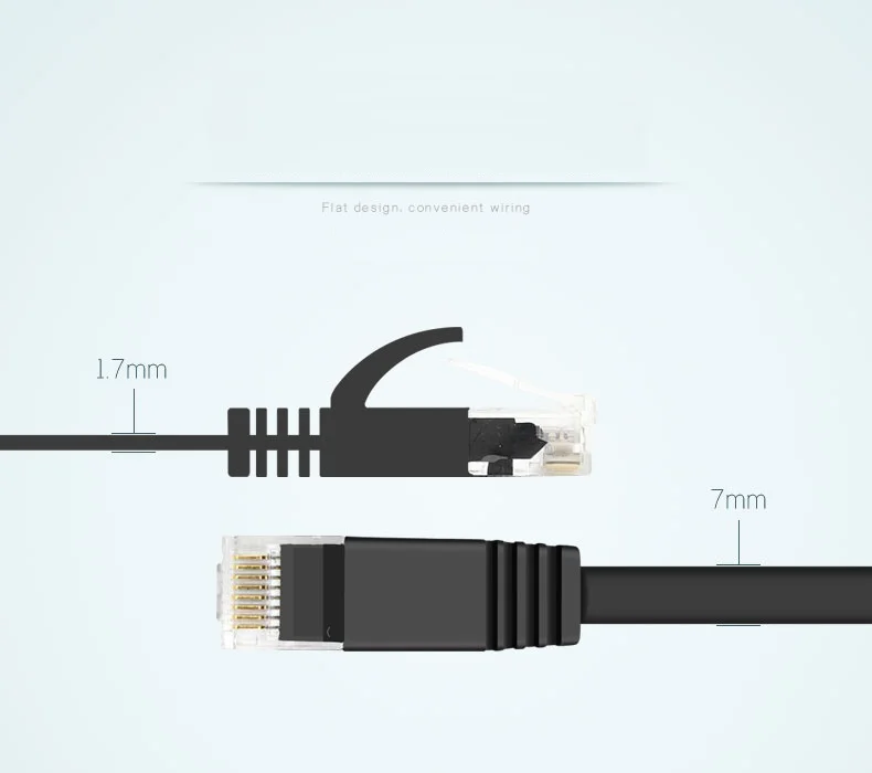 15M 45FT Pure copper wire CAT6 Flat UTP Ethernet Network Cable RJ45 Patch LAN cable black white color 15M 45FT Pure copper wire CAT6 Flat UTP Ethernet Network Cable RJ45 Patch LAN cable black white color
