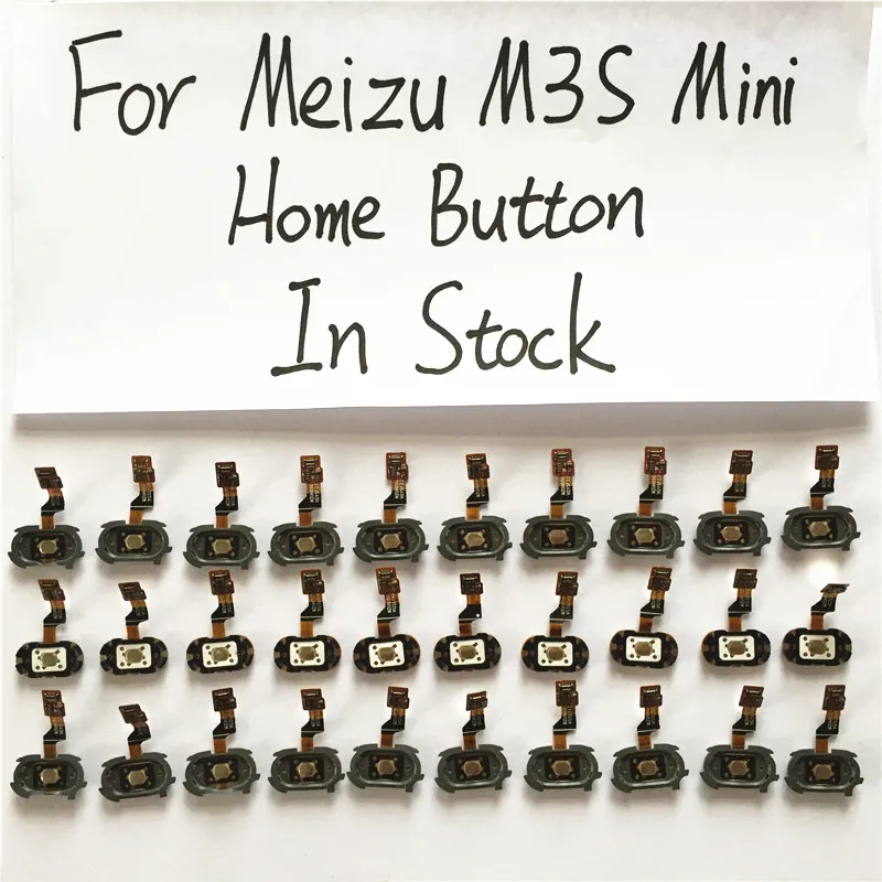 

Best version Home Button Key with Rubber Band Replacement For Meizu M3S Mini Cell Phone