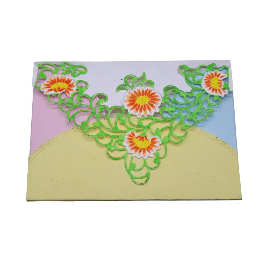  DIY Etched Carbon Steel Cutting Dies for Scrapbook Background/Envelope Lace/Invitation Lace - 33057127018