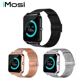 

Smart Watch Z60 Men Women Bluetooth Wrist Smartwatch Support SIM/TF Card Wristwatch For Apple Android Phone PK DZ09