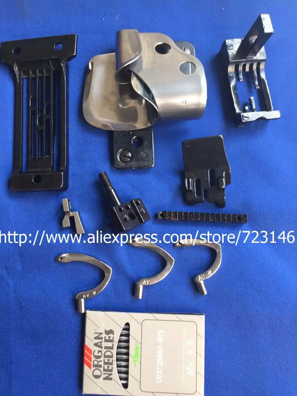 

NO:2 11 pcs MADE IN JAPAN GAUGE SET JUKI UNION SPECIAL 35800 (LOPER NEEDLE THROAT NEEDLE PRESSER FOOT NEEDLE CLAMP FEED DOG)