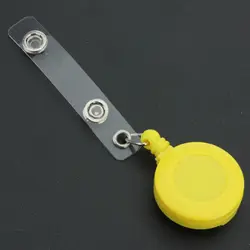Recoil выдвижной Yo брелок для ключей PULL CHAIN Зажим для ремня ID держатель для карт Ski Pass-желтый