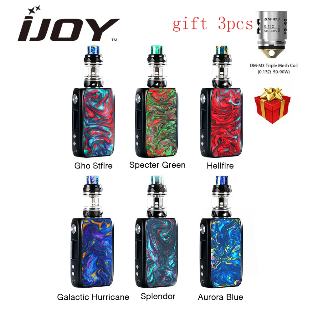 

New Original IJOY Shogun Univ 180W TC Kit with Shogun Univ TC MOD Box Katana Subohm Tank 5.5ml E-Cig Kit