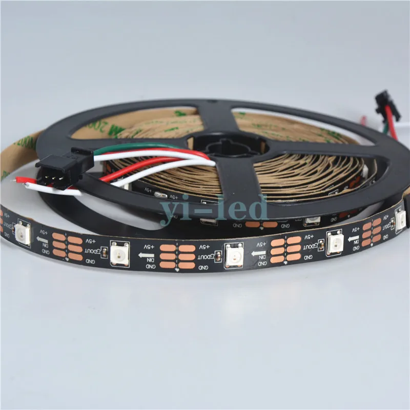 5 м/10 м/20 м/50 м/100 м DC5V SK6812 WS2812B 5050 RGB Светодиодная лента 30 шт./м полноцветная смена