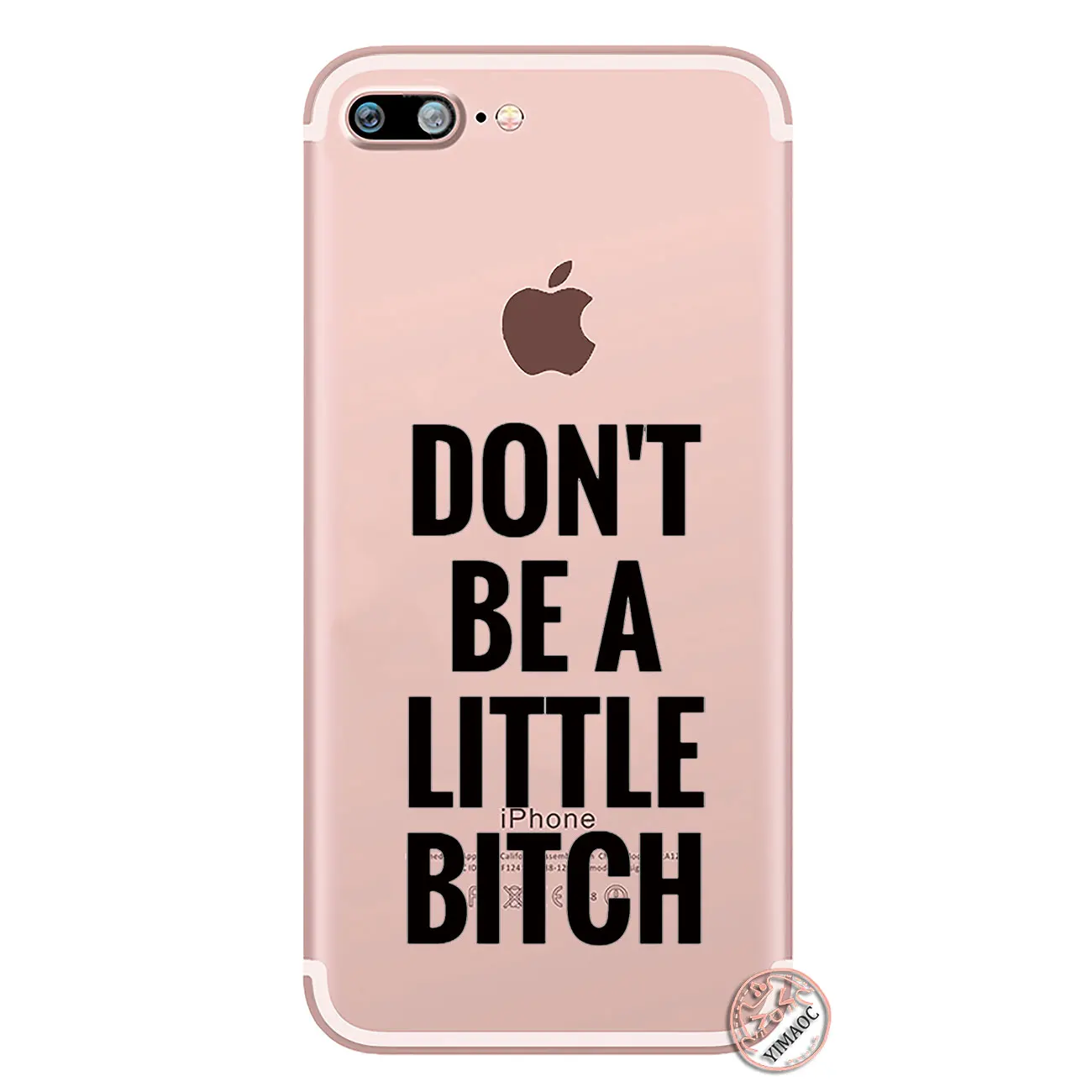 YIMAOC Bitch Don't touch my phone Мягкий силиконовый чехол для телефона для iPhone XR X XS 11 Pro Max 5 5S SE 6 6S 7 8 Plus 10 - Цвет: 4