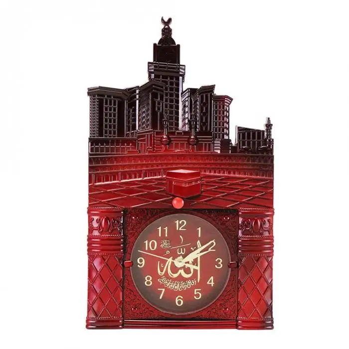Мусульманская молитва домашний декор комнаты старинные мусульманская мечеть азан настенные часы подарок Лидер продаж