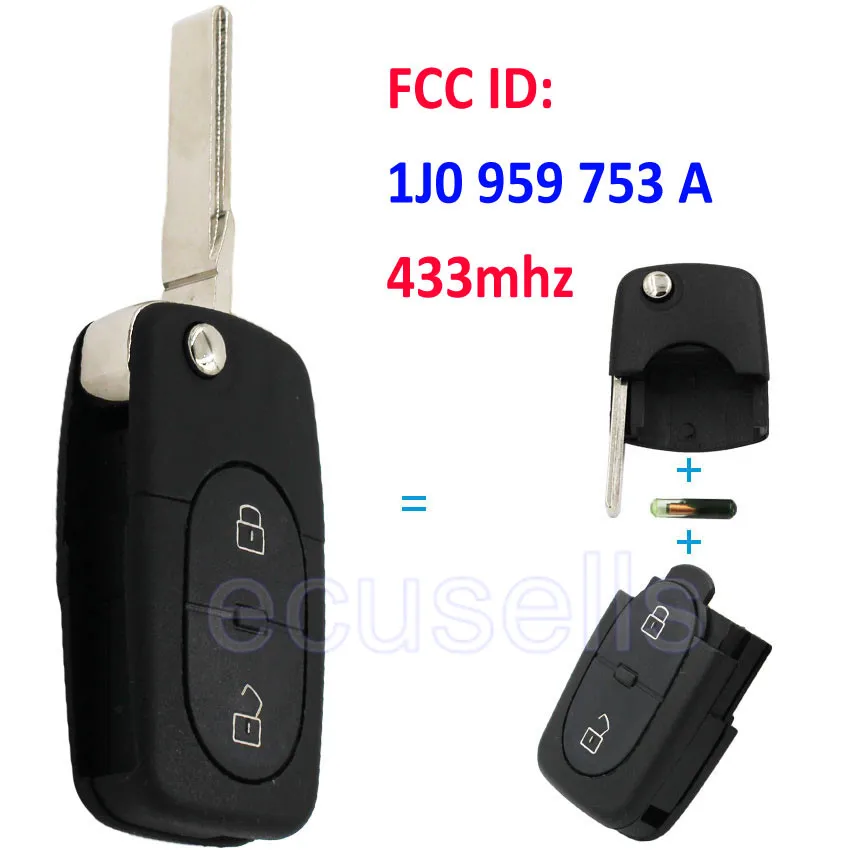 Prix pour 1J0 959 753 Un NOUVEAU FLIP À DISTANCE CLÉ POUR VOLKSWAGEN PASSAT GOLF MK4 1998-2000 pour SIÈGE POUR SKODA FCC ID: 1J0959753A Prix pour 1J0 959 753 Un NOUVEAU FLIP À DISTANCE CLÉ POUR VOLKSWAGEN PASSAT GOLF MK4 1998-2000 pour SIÈGE POUR SKODA FCC ID: 1J0959753A