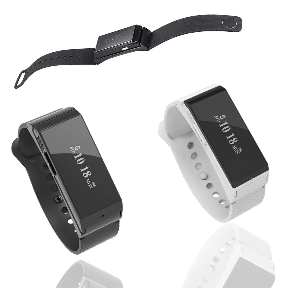 Bluetooth Earphone Smart Bracelet Call Talkband Wristband OLED Screen Sport Tracking Activity Tracker for IOS Android Devices