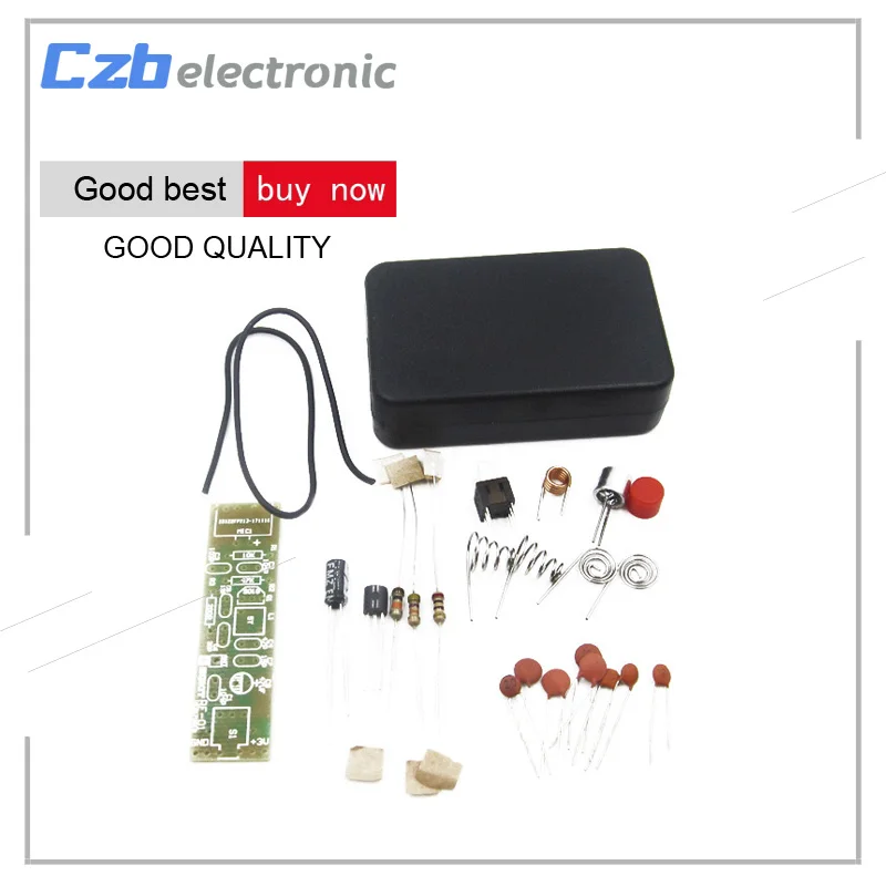 

70-110MHz FM Frequency Modulation Wireless Microphone Module DIY Kit + Shell