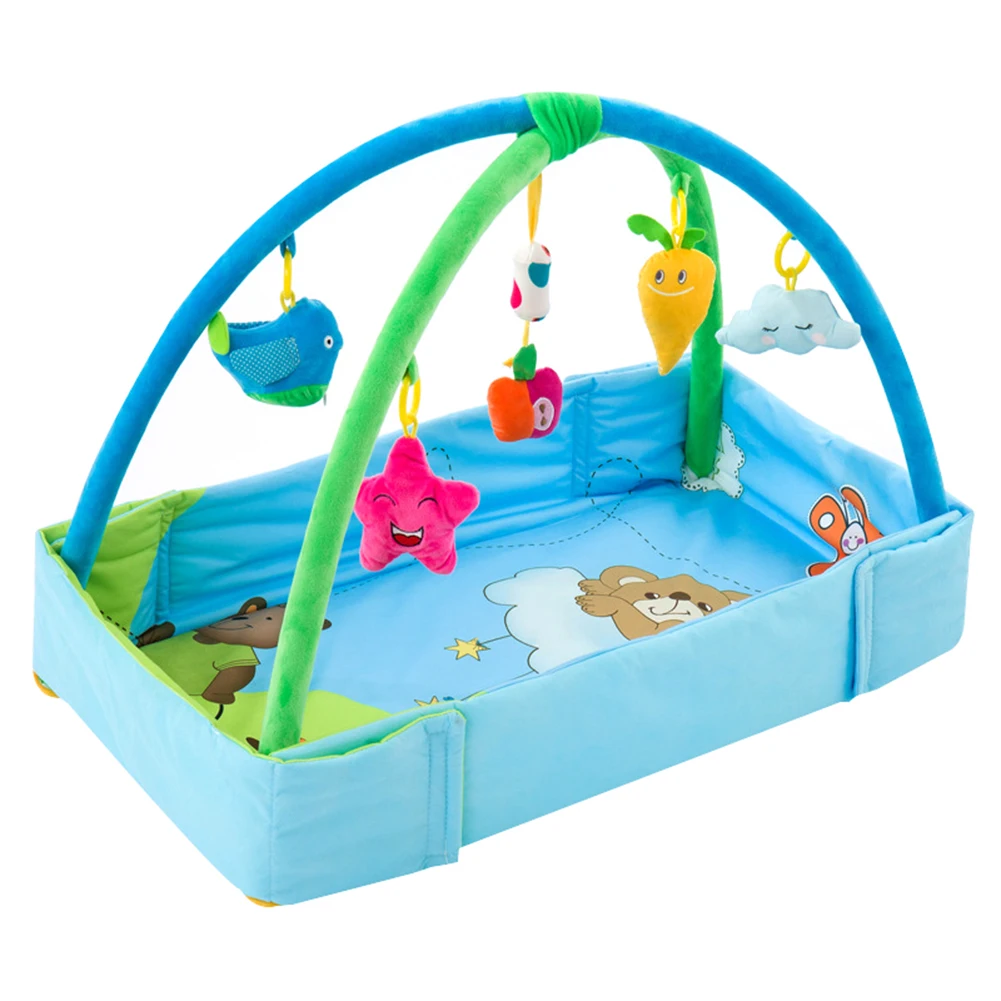 Cobertor de Veludo Brinquedo do Bebê de Fitness Brinquedo de Pelúcia Bebê Música Jogo Rack Pingente 2 Cheap Academia de bebê