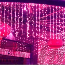 Best продаж светодио дный LED шторы огни Строка 10 м* м 1 светодиодный занавес 448 для рождественской вечеринки Свадебные праздничные украшения Xmas сказочные огни