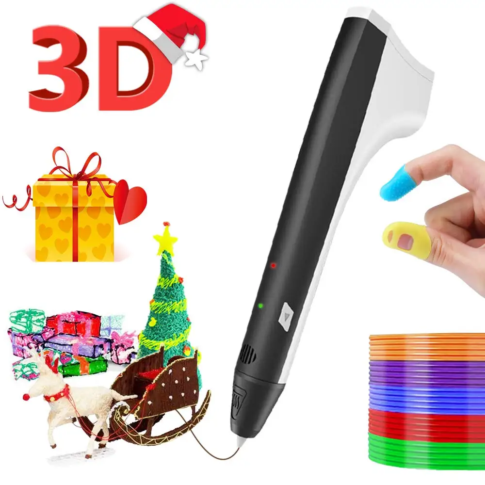 

fast ship SUNLU new 3D Pen with PLA Filament Refills 3D Printing Pen M1 Newest Version 3D Drawing Bonus 4 Color PLA ship by FBA