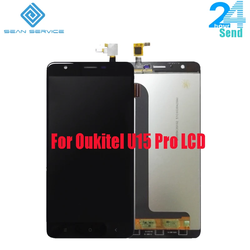 

For Original Oukitel U15 Pro LCD Display With Touch Screen Digitizer Assembly Replacement U15 Pro 1280X720 5.5 inch 100% Test