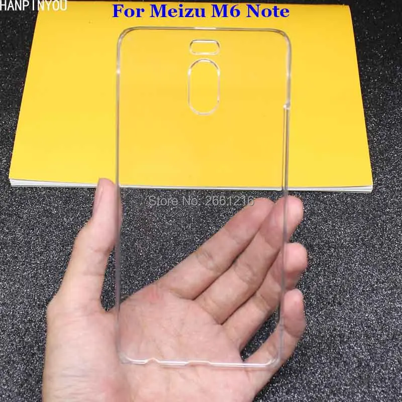 For Meizu M6 Note Hard PC Case Ultra Thin Clear Plastic DIY Cover Protective Skin Meilan 6 note6 5.5 Inch |