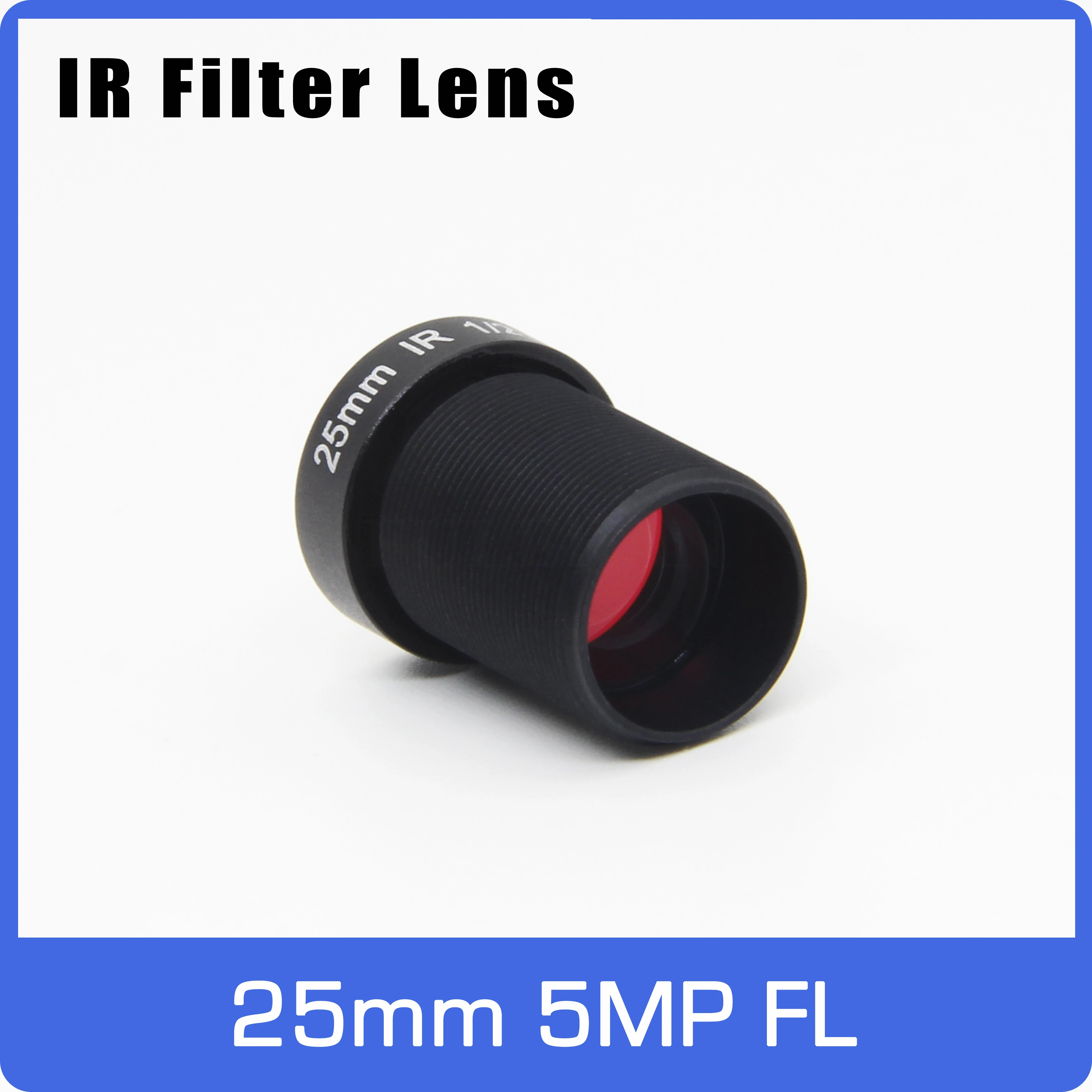 5megapixel Action Camera Lens 25mm M12 Ir Filter 1/2 Inch Long Distance