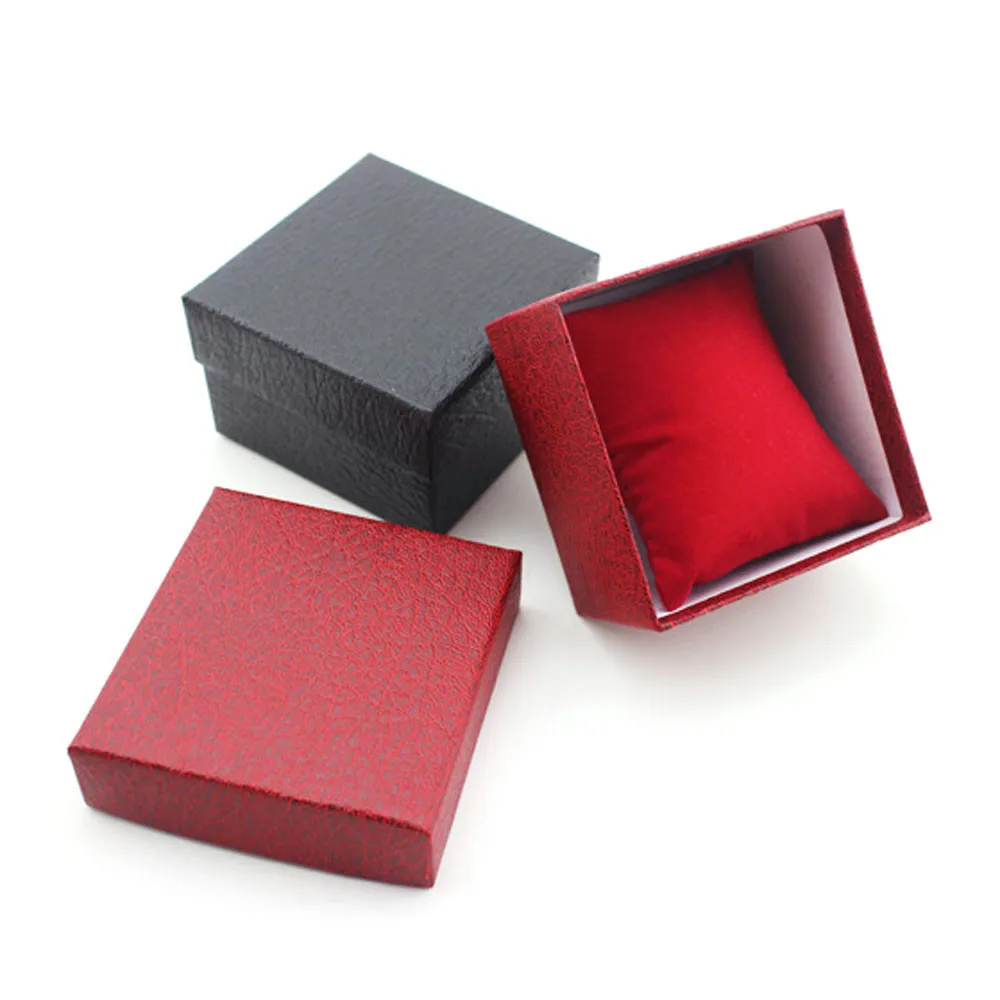 Чехол для браслета caja reloj черный синий красный прочный подарочный футляр