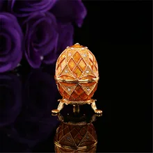 QIFU Новое поступление дешевые золотые qifu faberge яйцо украшения дома аксессуары