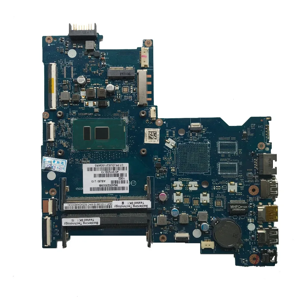 SZWXZY отлично подходит для материнской платы ноутбука HP 15-AC SR2EZ I7-6500u CPU DDR3 828185-001