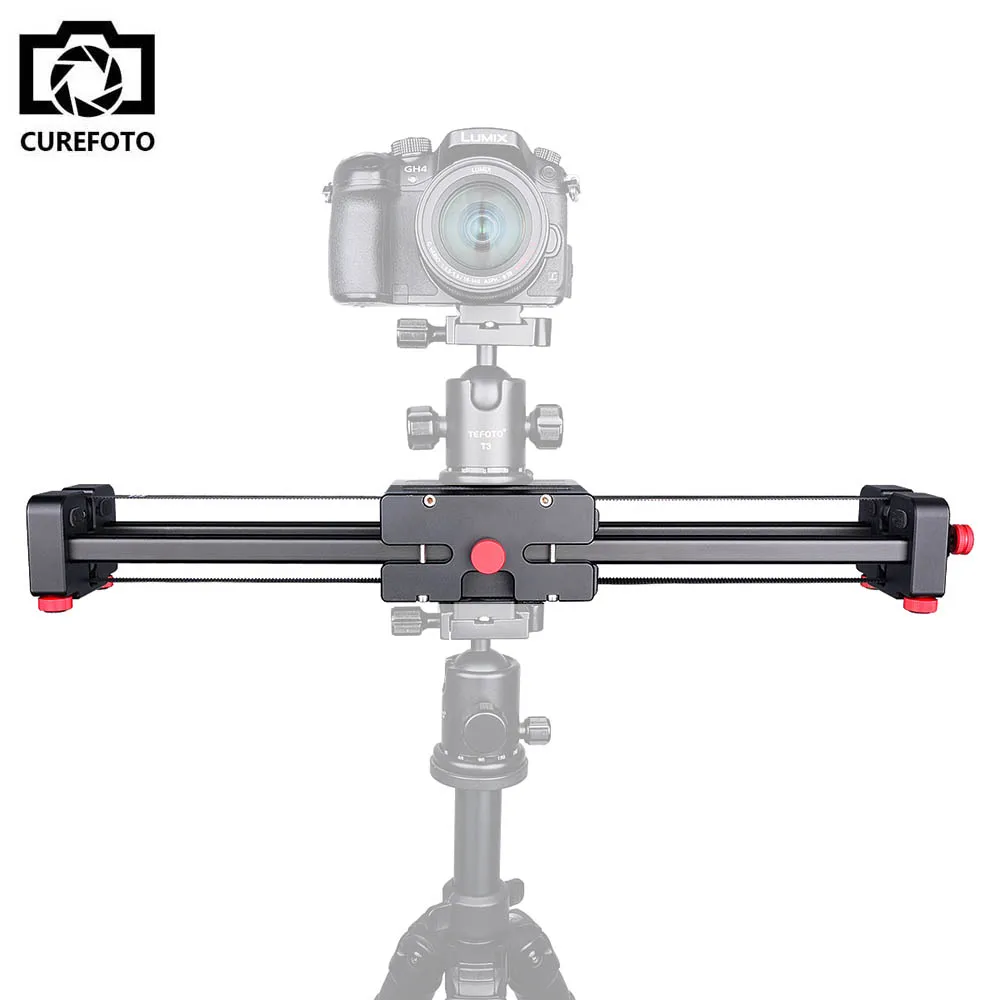 

Portable 50cm Double Travel Distance DSLR Video Camera Slider Track Stabilizer Dolly Bearing Slider for SLR DV Camera Camcorder