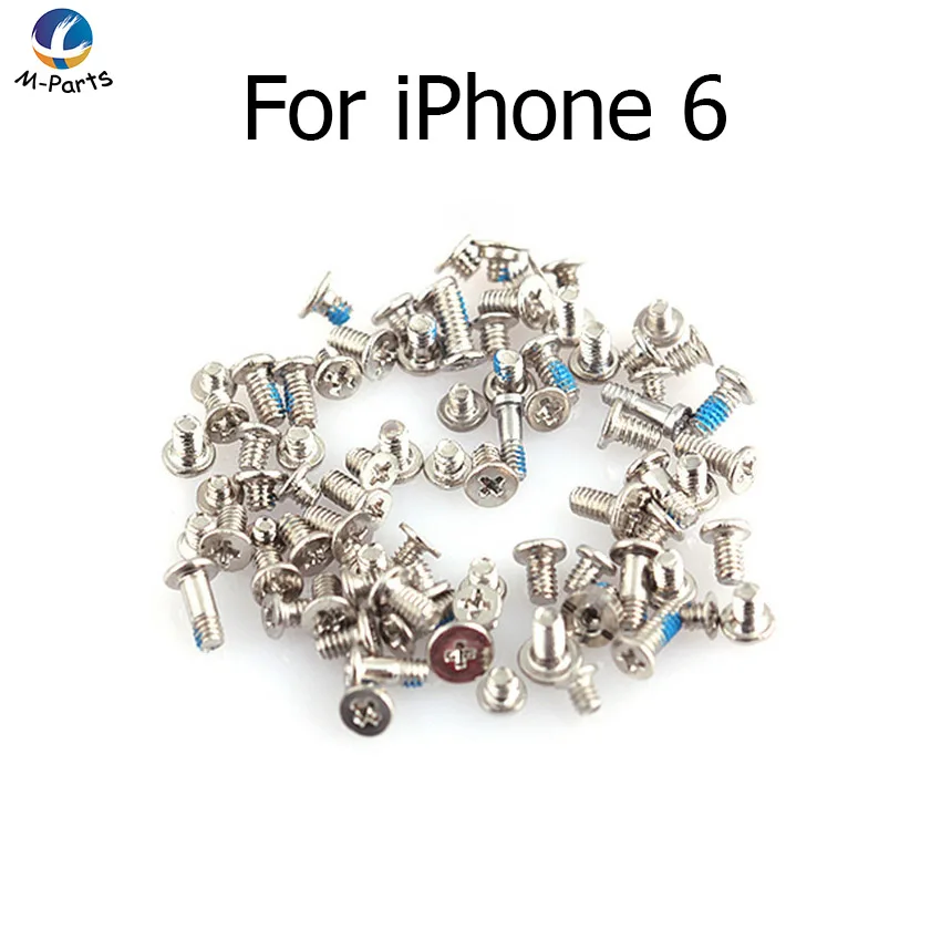 1 комплект полностью все винты для iPhone 4 4S 5 5S 6 6S Plus 7 8 Plus X 5C с+ противоскользящая краска