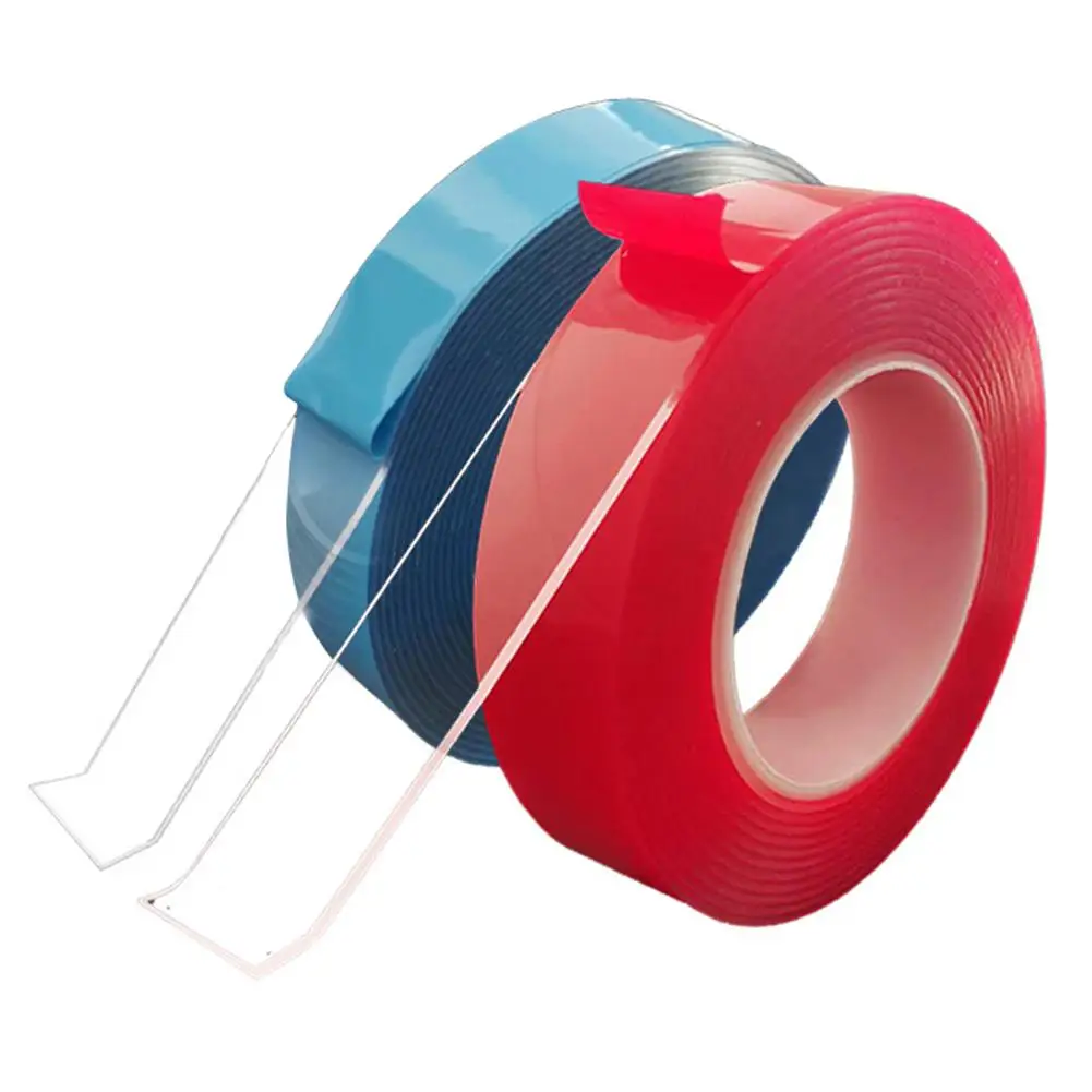 

Washable Adhesive Tape Reusable Transparent Double-sided Strong Adhesive Traceless RemovableAnti Slip Sticker for Home Repair