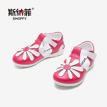

Children Shoes Girls Genuine Leather Sandal Close Toe Princess Shoes Toddler Girls Sandals Kids Beach Shoes Arch Support TX464