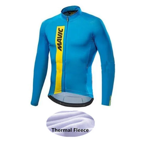 

Mavic Winter Thermal Fleece Cycling Jerseys Long Sleeve Ropa Ciclismo MTB Bicycle Rock Racing Bike Clothes Cycling Clothing