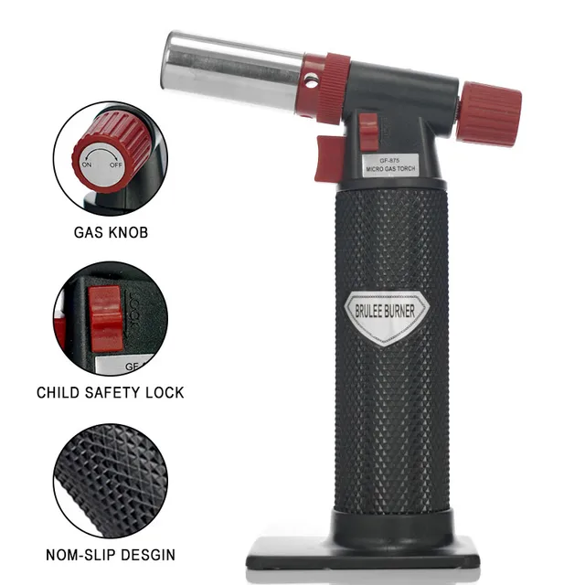 Best 1300'C Butane Torch Cigarette Lighter Jet Gas Camping Lighter Outdoor , BBQ ,Camping With