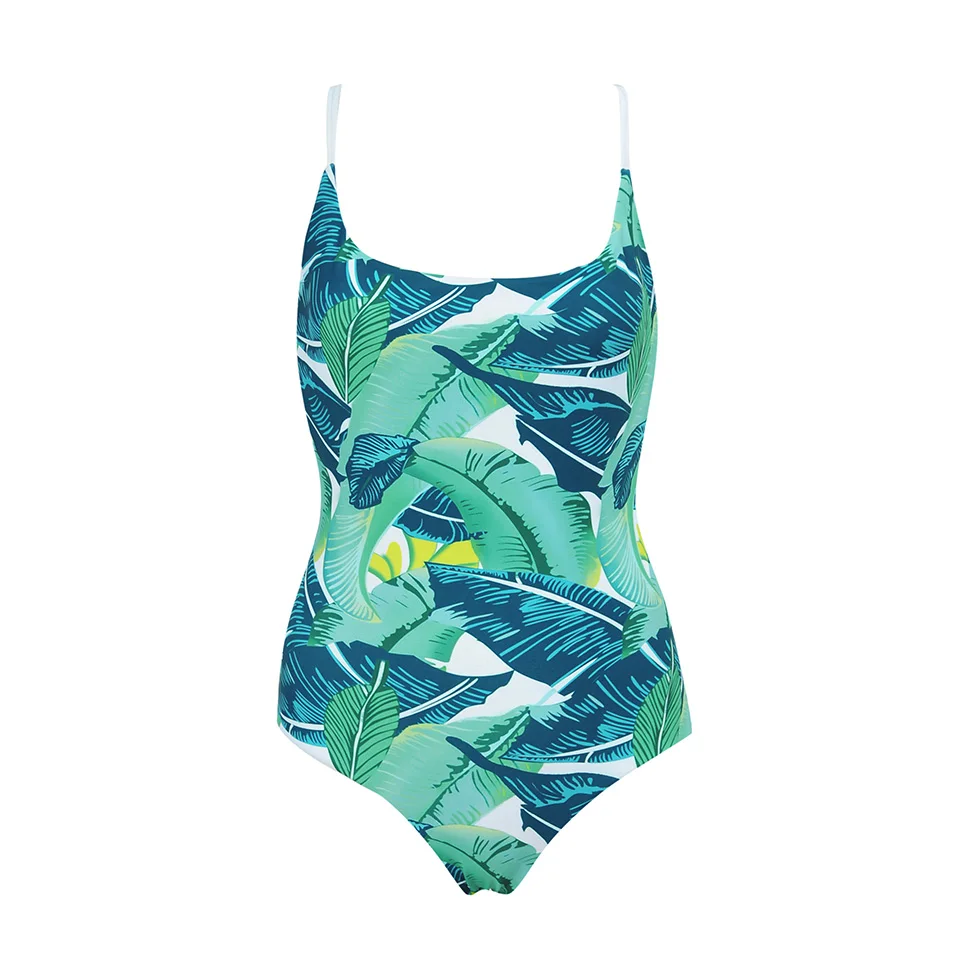 make difference Blue Backless Swimsuit Sexy Monokini Trikini 2018 Women