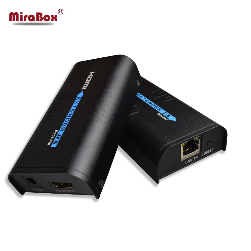 HDMI Extender Over IP/TCP UTP/STP CAT5e/6 Rj45 LAN Network Support 1080p 120m Extension Like HDMI Splitter Transmitter